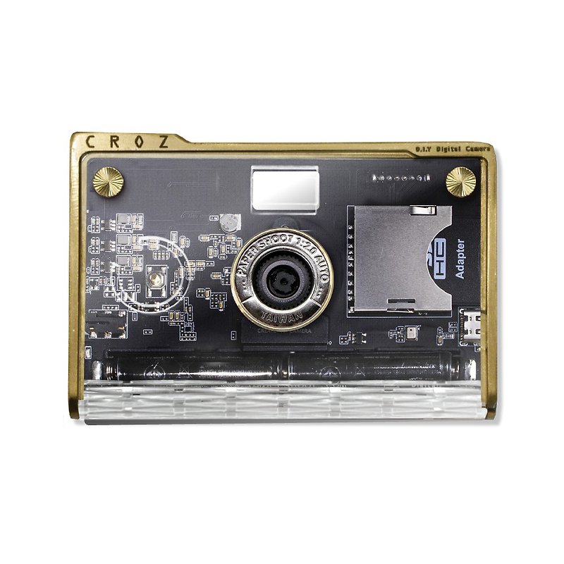 Paper Cameras Brown - 18MP Paper Shoot paper camera,CROZ Premium