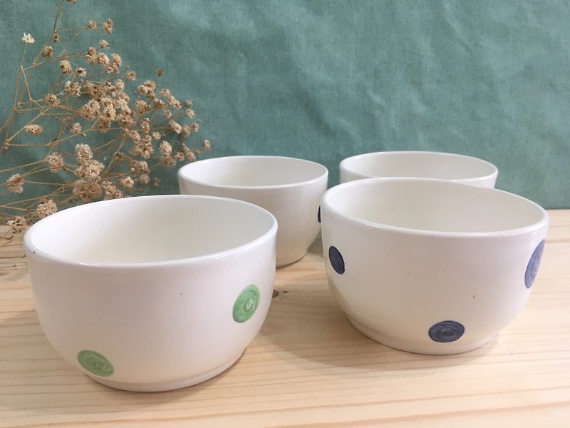 Pottery Bowls Blue - Dot little bowl