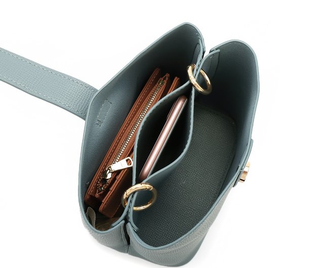 いい感じのデイリーポータブル2WAYバケツバッグ #グレー