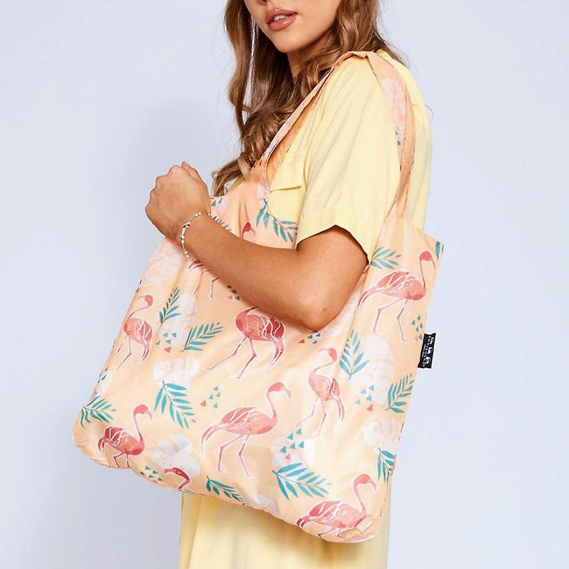 ENVIROSAX Australian Reusable Shopping Bag-Palm Springs Daydream - Messenger Bags & Sling Bags - Other Man-Made Fibers Multicolor