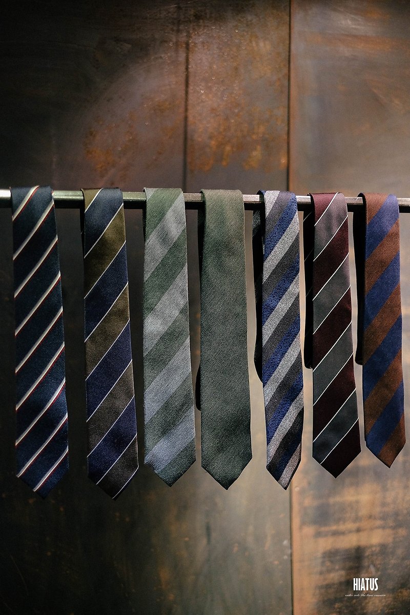 HIATUS 經典 闊領帶 - 領帶/領帶夾 - 絲．絹 多色