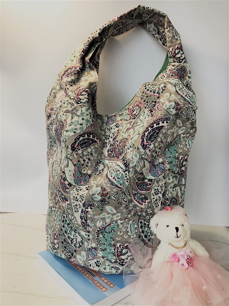 Side of a backpack/Book bag - Messenger Bags & Sling Bags - Cotton & Hemp 