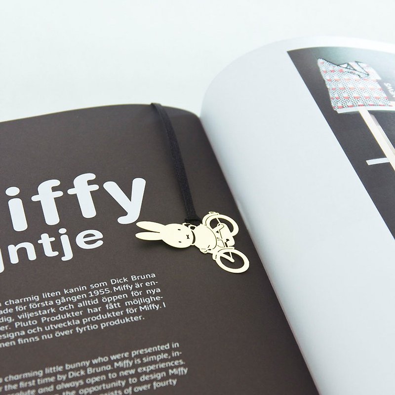 Miffy rabbit ornaments/bookmarks-three types - ที่คั่นหนังสือ - โลหะ 