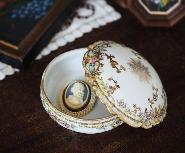 リモージュ ×アンモナイト　ヴィンテージ　アクセサリーケース リモージュ ×アンモナイト ヴィンテージ アクセサリーケース