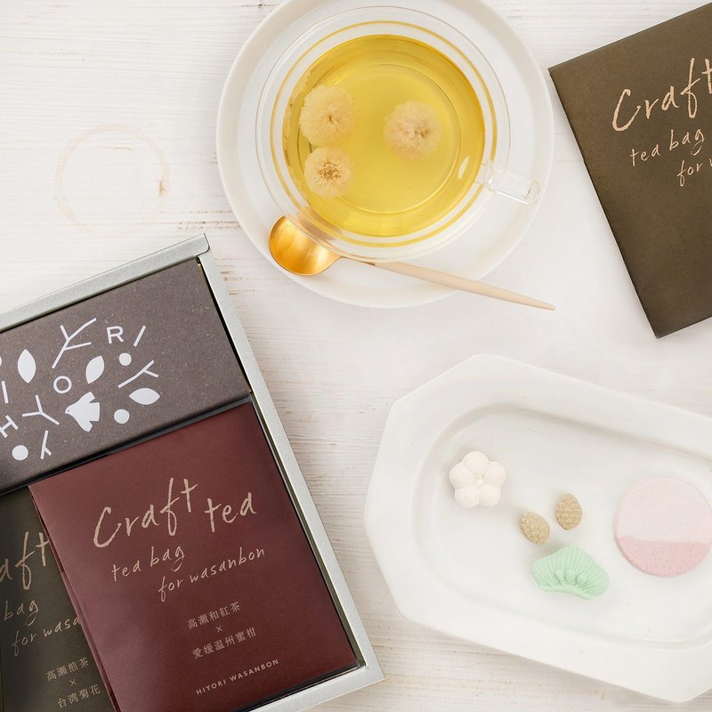 CRAFTEA and WASANBON  GIFT SET - ชา - อาหารสด 