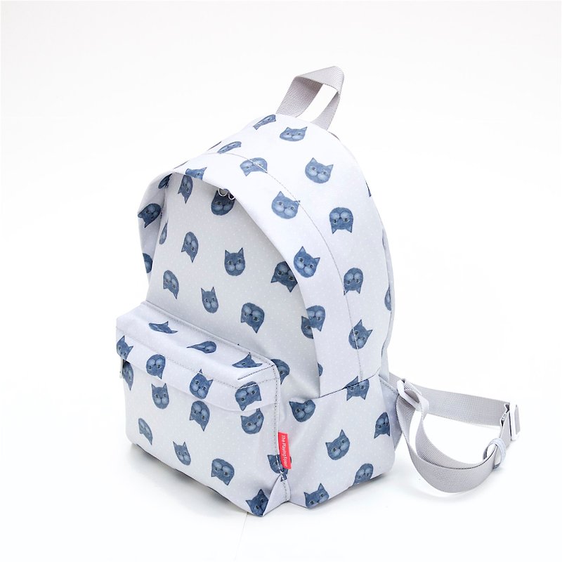 Aristocat Waterproof Super Light Eco-friendly Mini Backpack - กระเป๋าเป้สะพายหลัง - เส้นใยสังเคราะห์ สีเทา