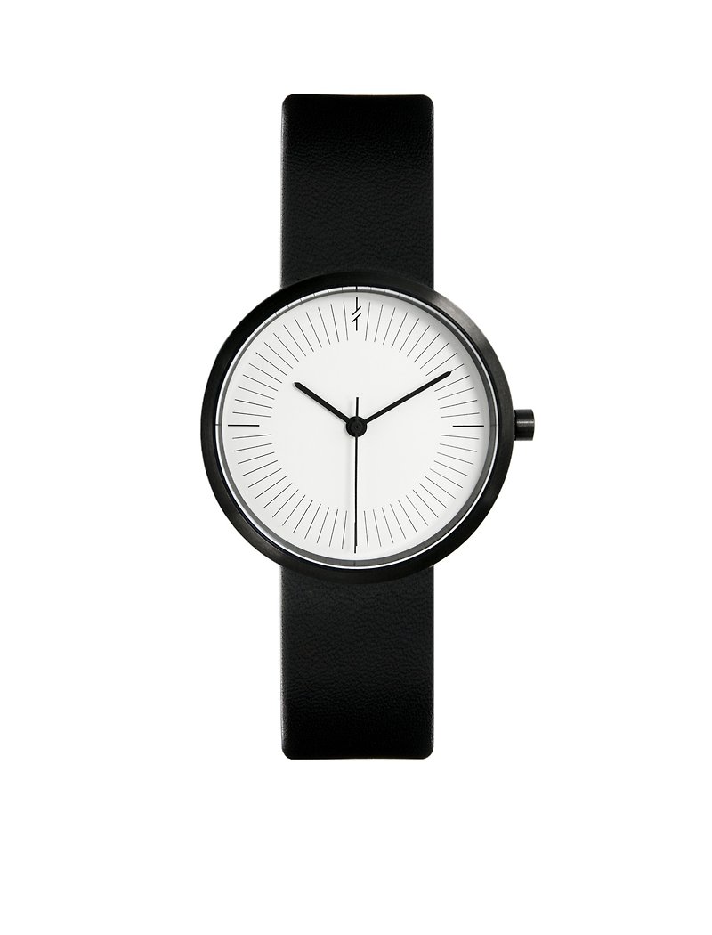 ステンレススチール 腕時計 ブラック - シンプルなモノクロ時計