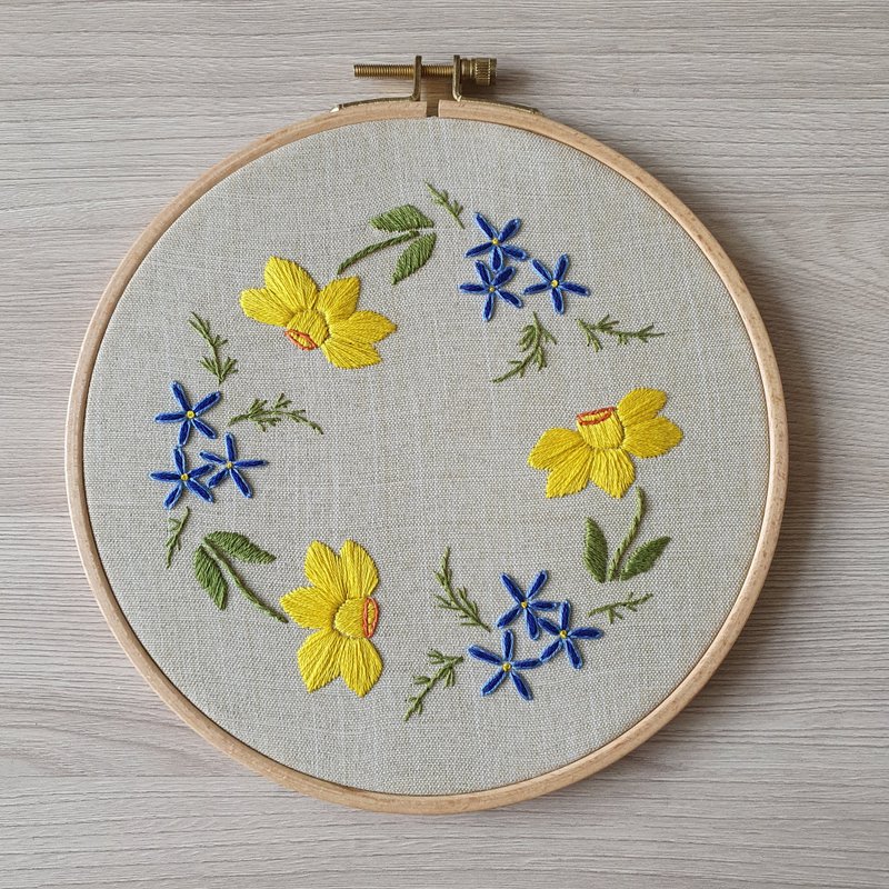 刺繡 蝴蝶 hand embroidery DIY, Floral pattern pdf - 其他數位設計 - 其他材質 