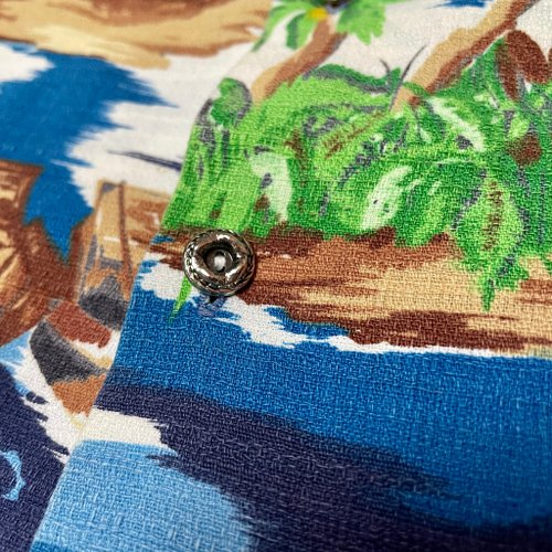 沖縄海洋博　1975年　アロハシャツ　L　ヴィンテージ 500x0.jpg