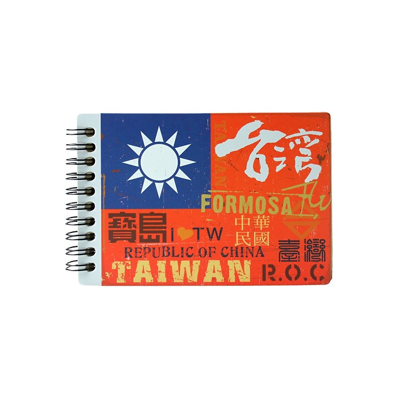 台湾の国旗ノートが大好きです - ノート・手帳 - 木製 