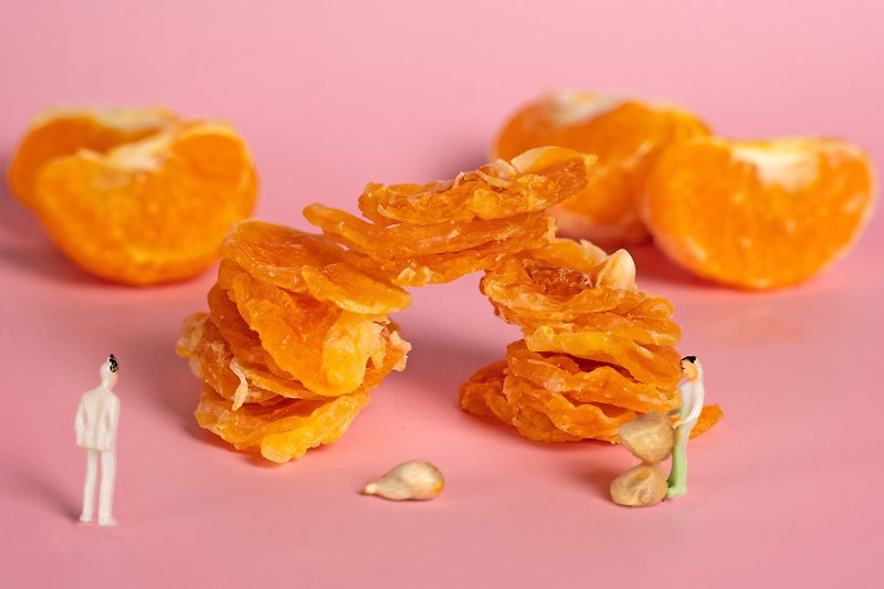 【ナチュラルドライフルーツ】みかんは柑橘系の素朴な幸福の種が見つからない3個 - ドライフルーツ - 食材 