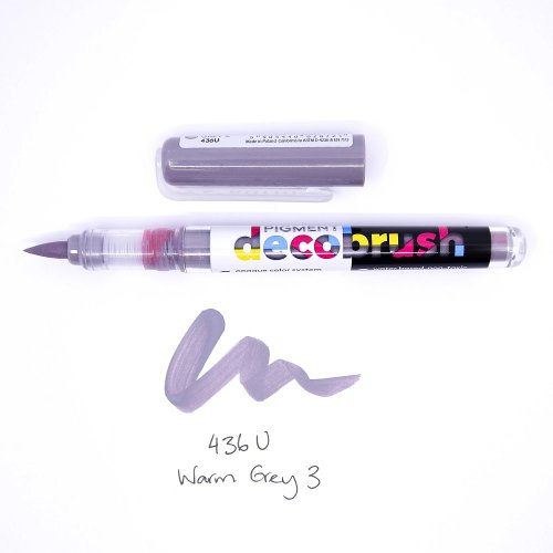 Neutral Grey 3 (443U) DecoBrush Pigment Liquid Acrylic Brush