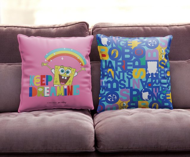 SPONGEBOB(スポンジボブ)とMOLO(マイロ)のコラボクッション SPONGEBOB(スポンジボブ)とMOLO(マイロ)のコラボクッション
