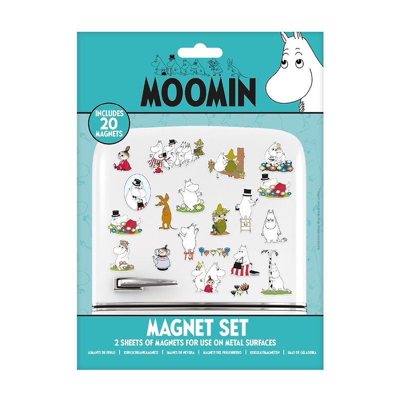 【Imported from UK】Officially Licensed Moomin  Magnet Set - แม็กเน็ต - วัสดุอื่นๆ 