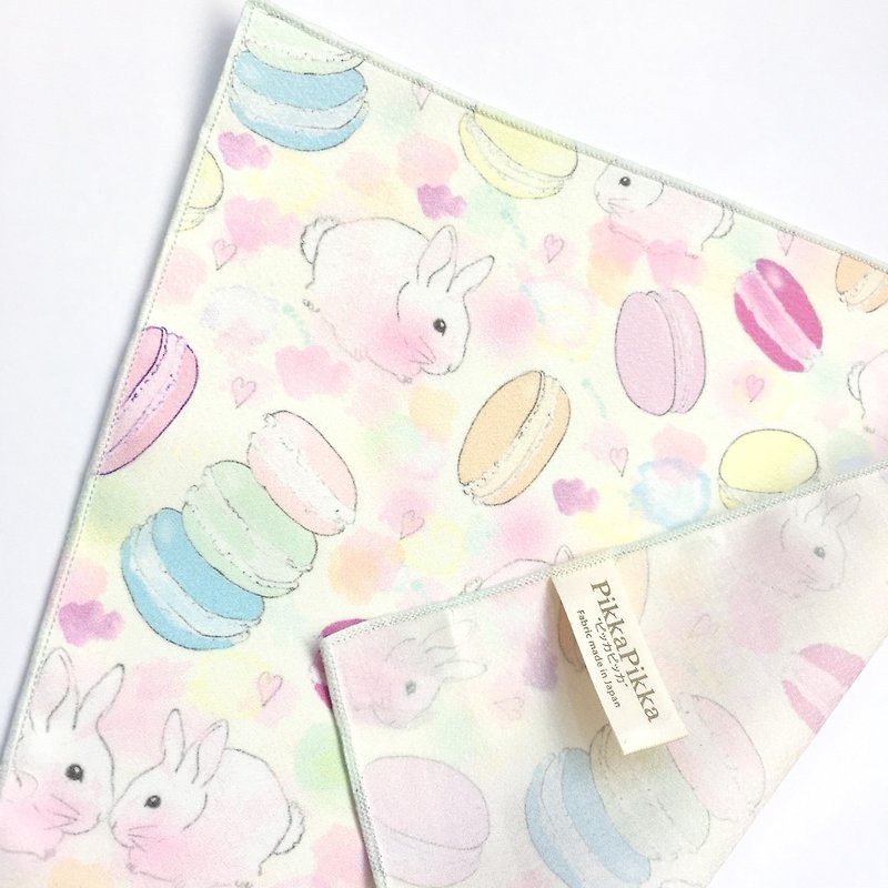 馬卡龍粉彩兔Bunny Macaron by Chrissy | 洗臉布