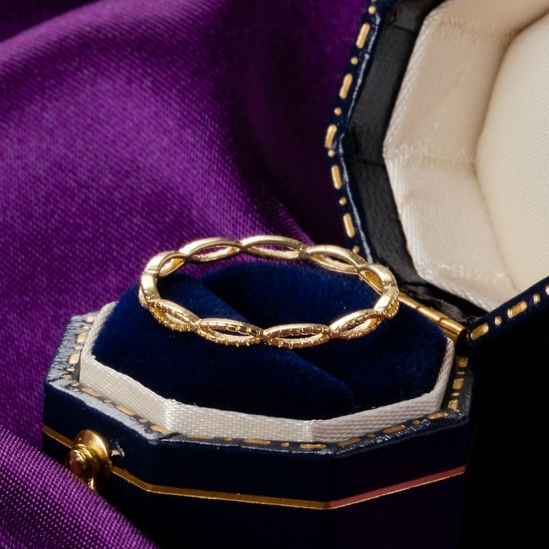 [Bronze Series Ring]-[The Secret of the Weaver Girl] - แหวนทั่วไป - ทองแดงทองเหลือง สีทอง
