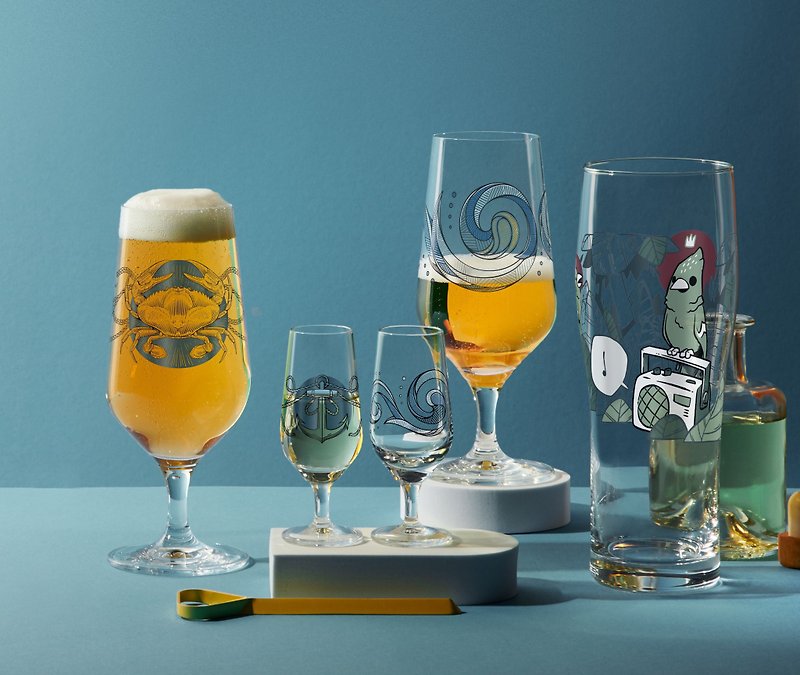 [Quick Shipping] RITZENHOFF+ Heritage Time Series-Spirits/Beer Glasses-A total of five types - Bar Glasses & Drinkware - Glass Multicolor