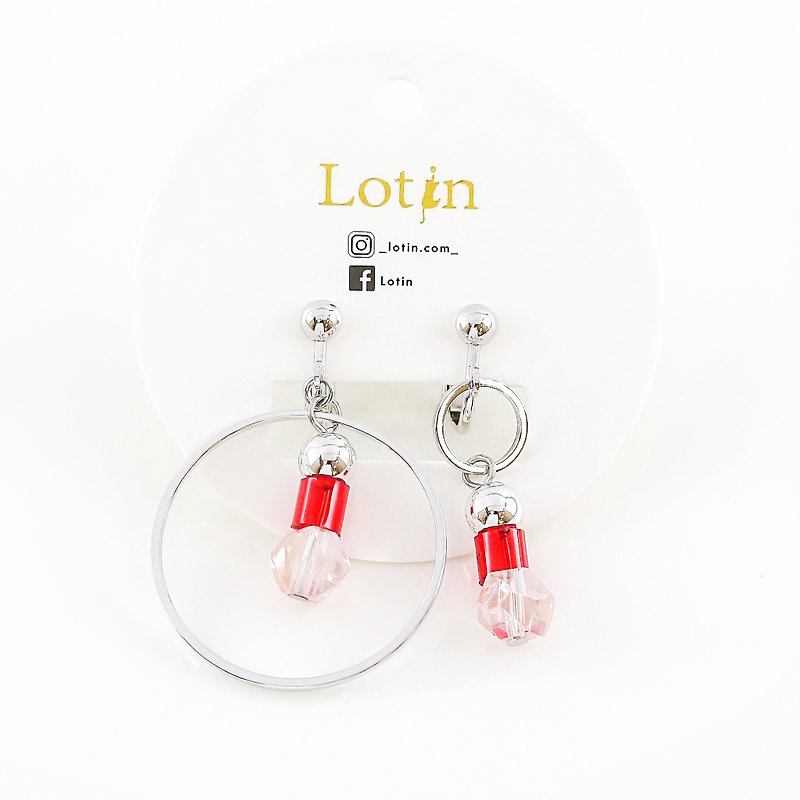Color Test Tube Earrings-Red | Dangle Earrings Birthday Gift Girlfriend Exclusive Design