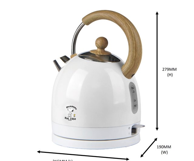 PEANUTS x Homeplus 1.7L Cordless Electric Water Kettle - Shop Me Too!  Pitchers - Pinkoi