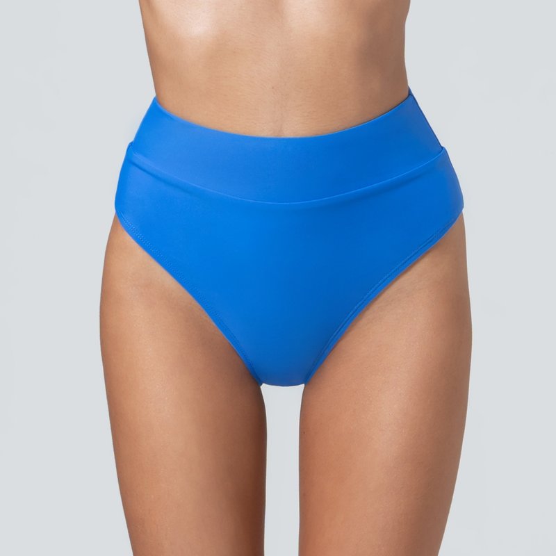 PALACE BLUE HIGH CUT BIKINI BOTTOM - 女泳衣/比基尼 - 其他材質 