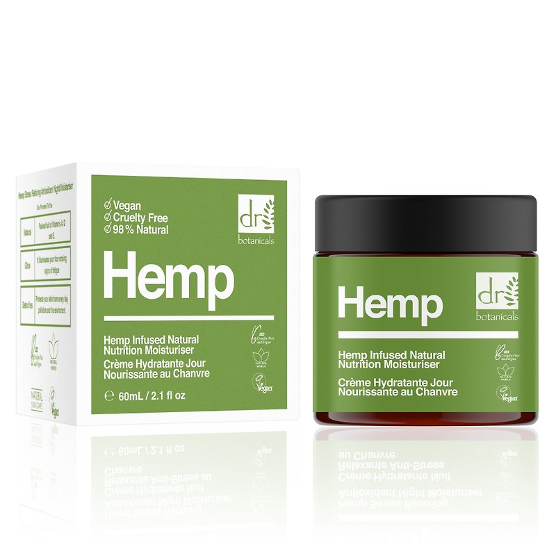 HEMP INFUSED NATURAL NUTRITION MOISTURISER 50ML - Day Creams & Night Creams - Other Materials 