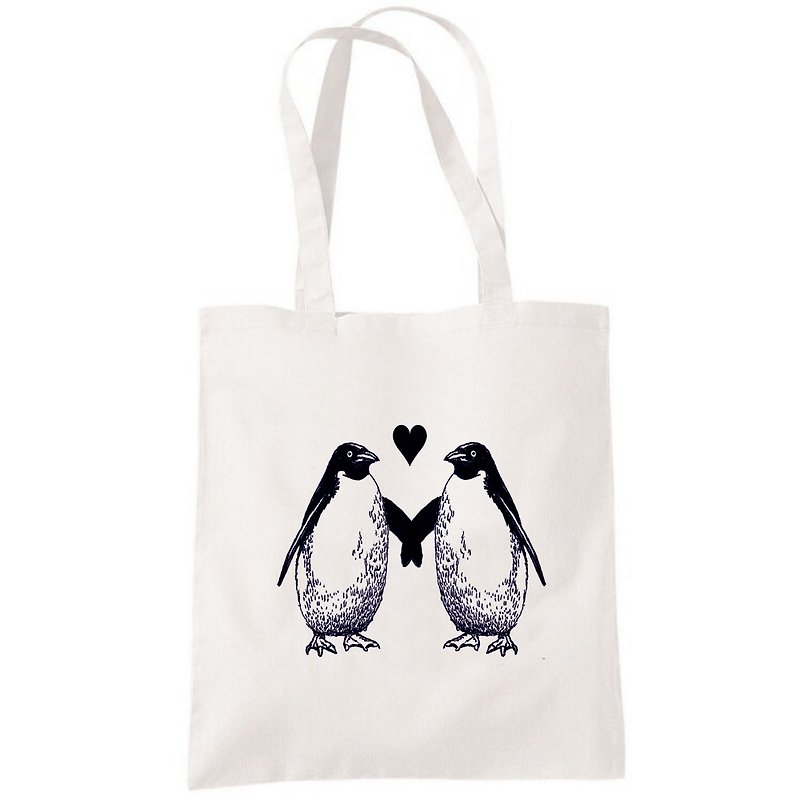 Penguin Love  tote bag
