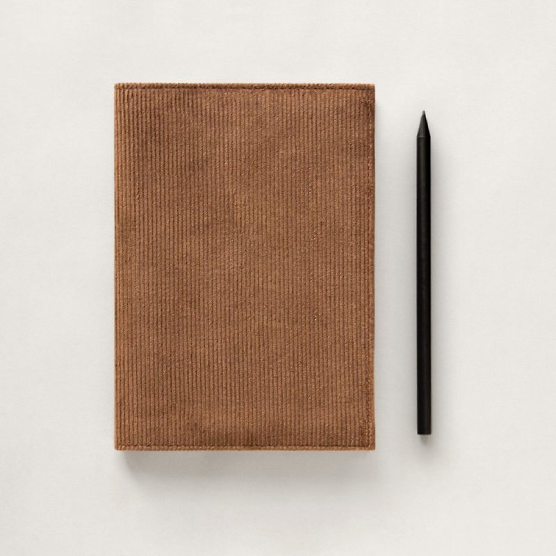 Corduroy B6 Notebook (Brown)