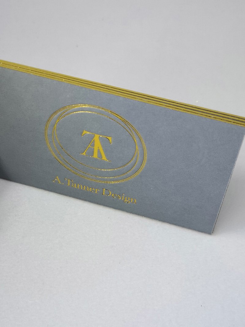 Copper Foil Business Card , Custom printing, Business Card Design 001