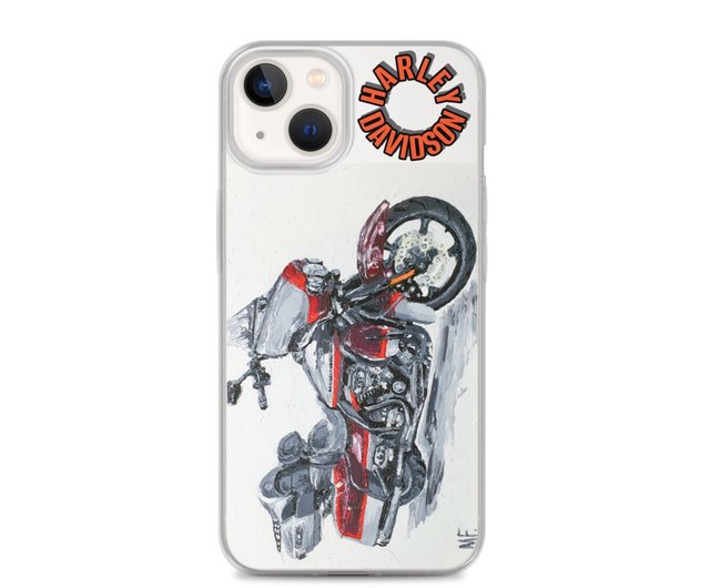 iPhone クリアケース オリジナル 電話 バイク ハーレー