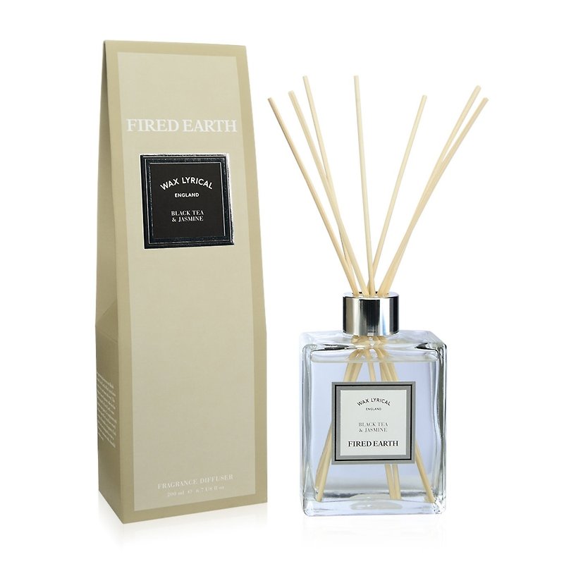 British Fragrance Fired Earth Series Black Tea and Jasmine - Fragrances - Glass 