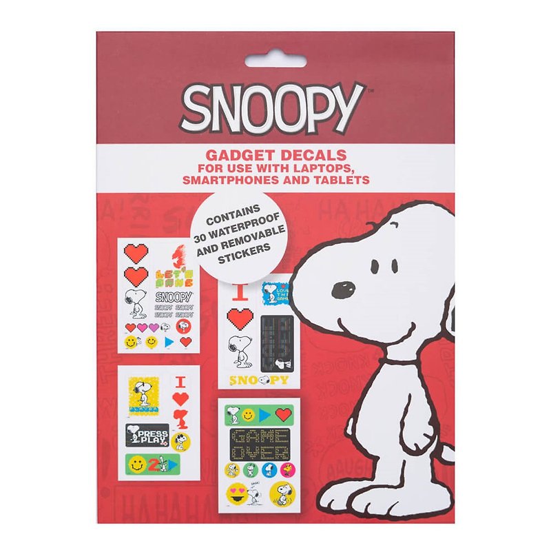 【Snoopy】 SNOOPY Import 3C sticker set/re-adhesive - Stickers - Other Materials Multicolor