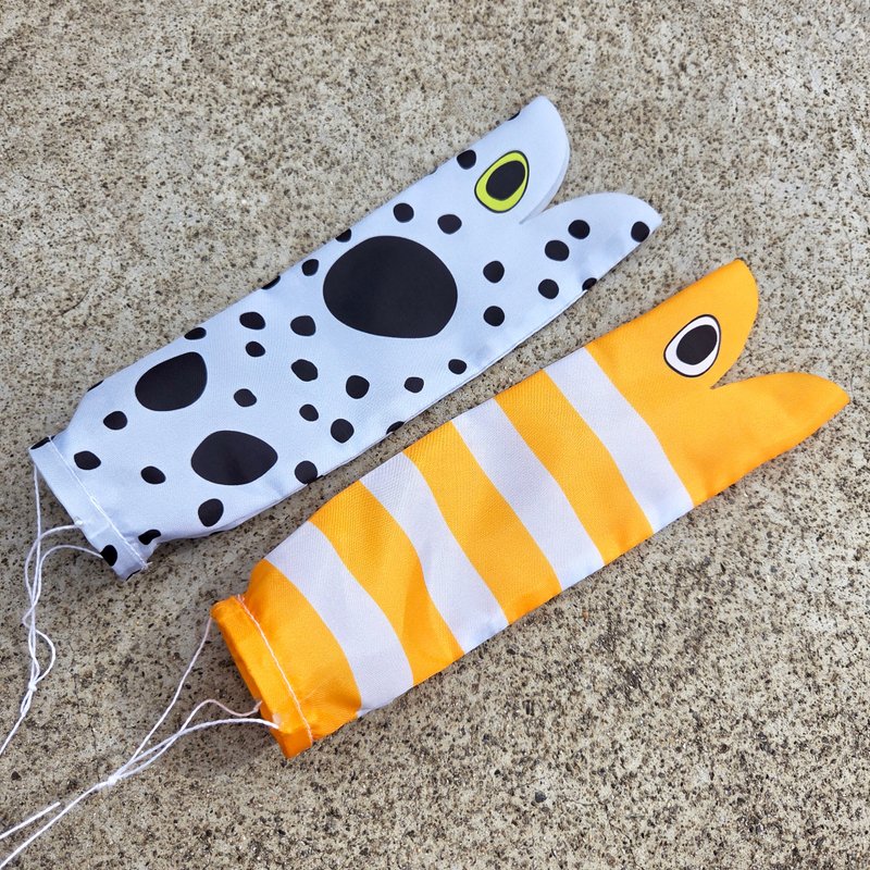 花園鰻旗子 22CM 花園鰻風向旗 花園鰻鯉魚旗 - 其他 - 聚酯纖維 橘色
