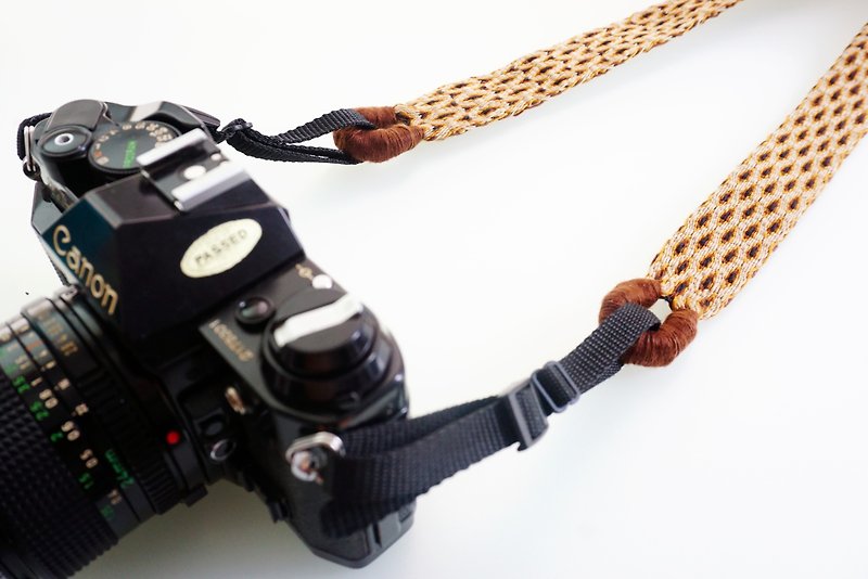 Camera strap bilateral wide hole handmade woven webbing new fashion in autumn and winter