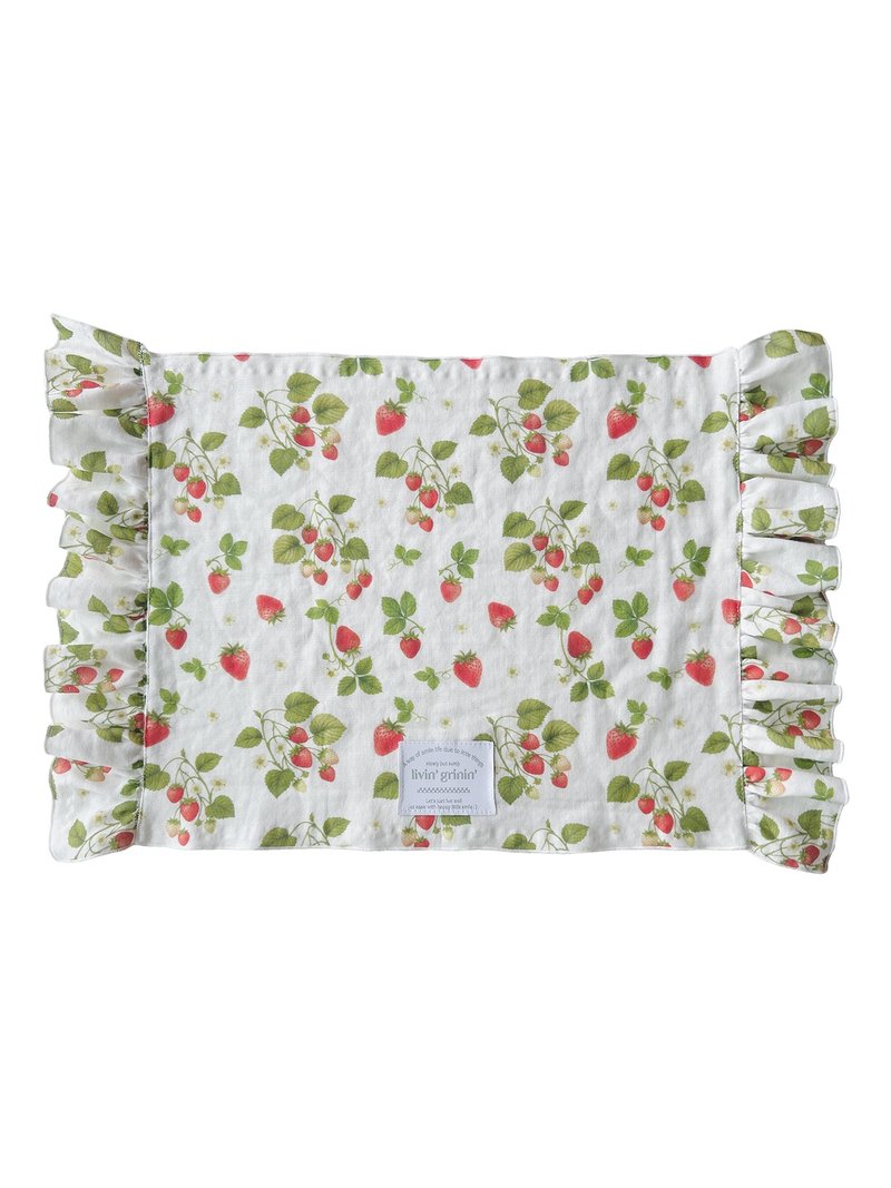strawberry kitchen cloth - Place Mats & Dining Décor - Cotton & Hemp White