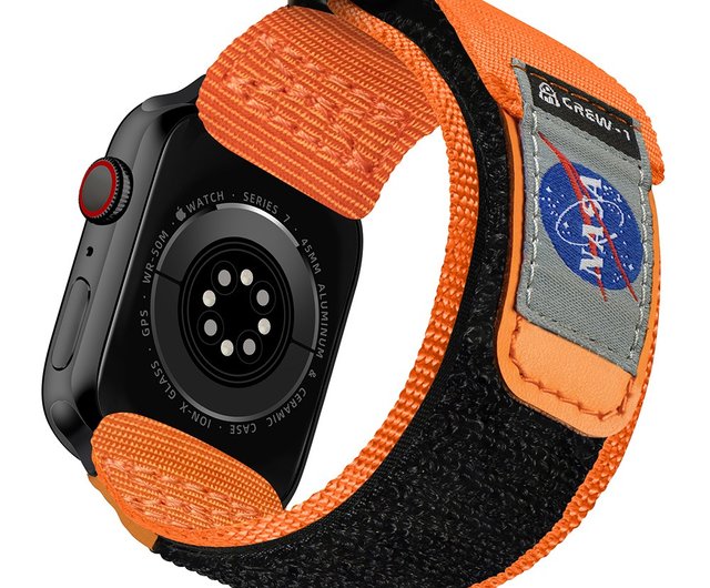 Apple Watch 9 （GPS）45mm 本体とナイロンバンド Apple Watch EDC-34 NASAシリーズ タクティカルナイロン×本革バンド 40