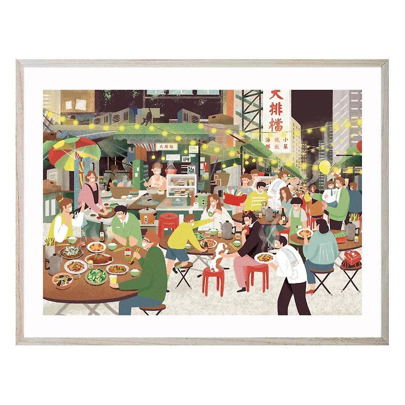 [Food stall] Hanging pictures - Hong Kong X Missquai - Posters - Paper 