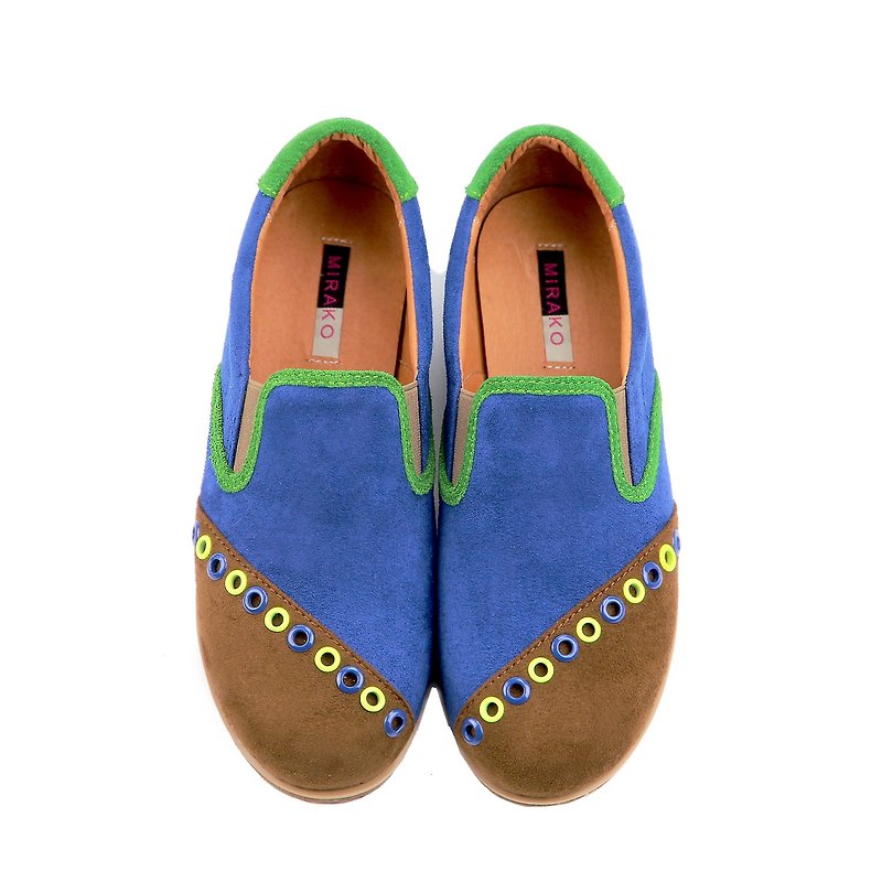 Cotton & Hemp Women's Casual Shoes Multicolor - Pearl W1064 BrownBlue