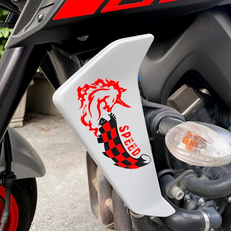 Racing style track Pentium waterproof sticker motorcycle sticker car sticker high brightness reflective - Stickers - Waterproof Material 