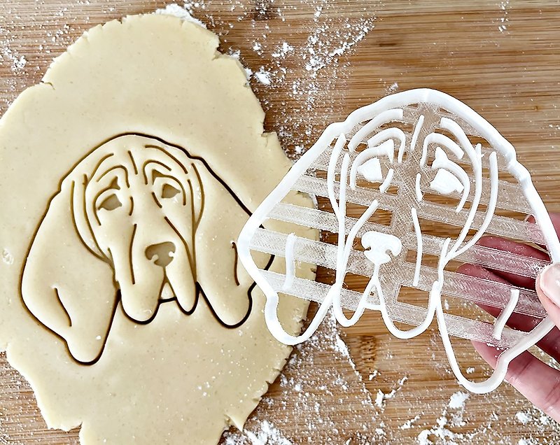 Bloodhound Cookie Cutter / Dog portrait cutter / 3D printed - Other - Plastic 