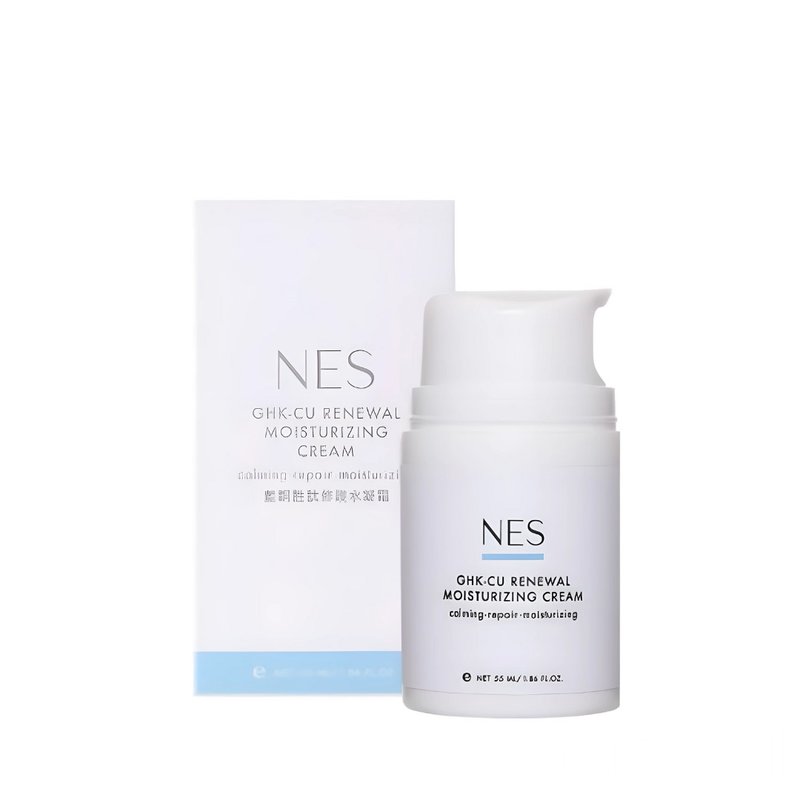 【NES cosmetics】GHK-Cu Renewal Moisturizing Cream - โลชั่น - พลาสติก ขาว