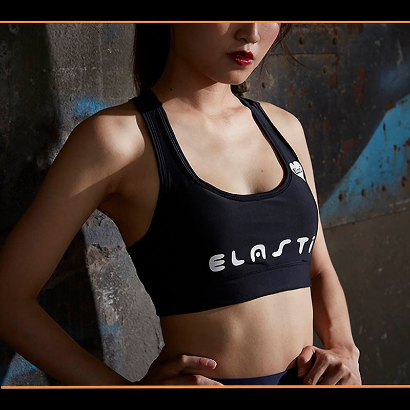 Polyester Women's Athletic Underwear Black - [ELASTI] Sweetheart aerobic exercise vest