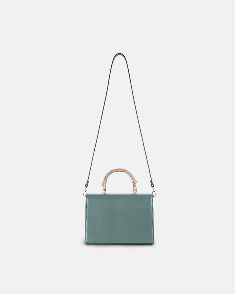 Boxwood Bag | THYME - กระเป๋าถือ - หนังเทียม สีเขียว