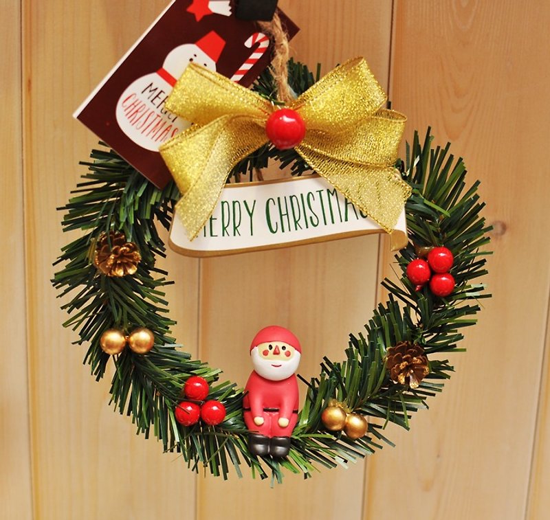 [Japanese] Decole Christmas limited edition Christmas wreath Christmas ★ public funds husband - Items for Display - Paper Green