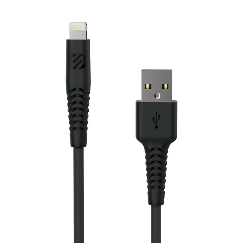 SCOSCHE High-strength and bending-resistant Lightning charging cable (3 m) - ที่ชาร์จ - พลาสติก สีดำ