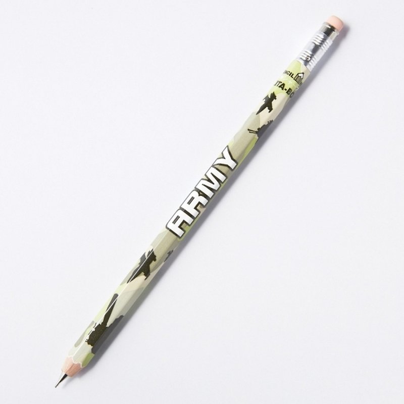 Woodnote series ARMY 0.5mm mechanical pencil