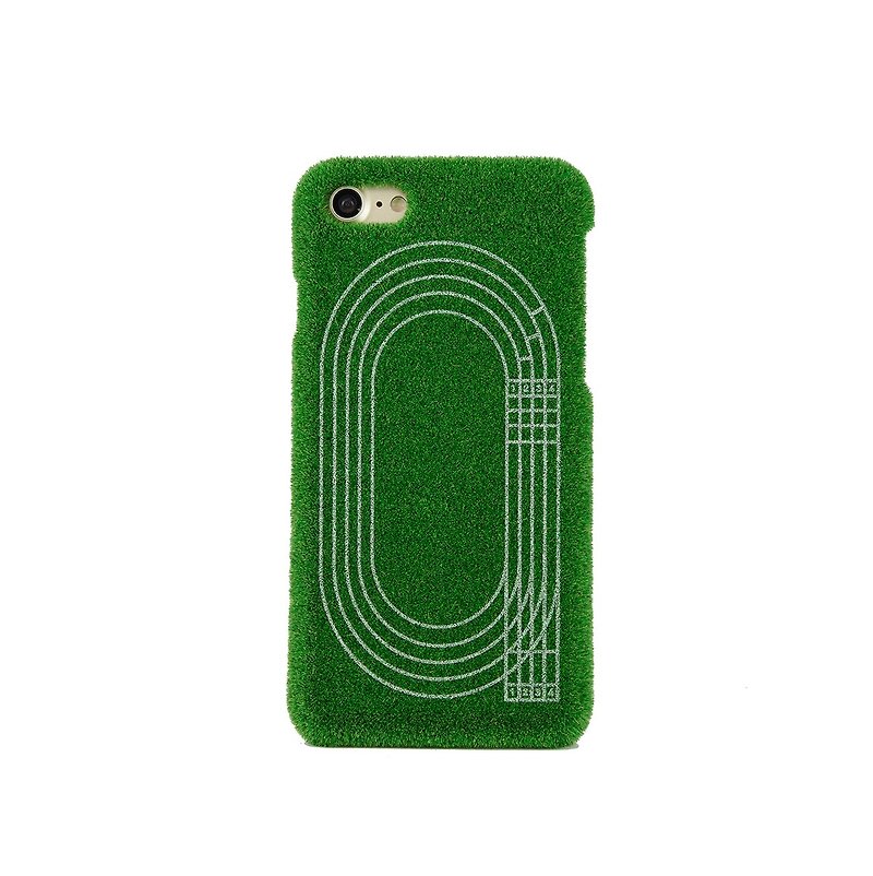 Shibaful Sports Case Legend Track for iPhone Case / iPhone5/5s/SE / iPhone6/6s / iPhone6/6s Plus / iPhone7/8 / iPhone7/8 Plus / 田徑場 運動系列 手機殼 - 手機殼/手機套 - 其他材質 綠色