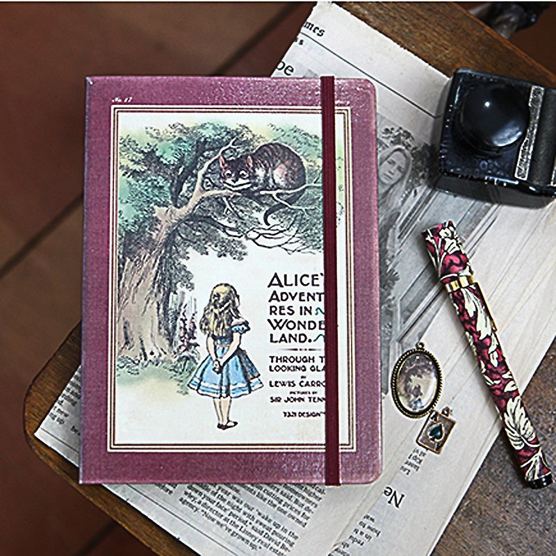 7321 Alice Classic Almanac - Cheshire Cat, 7321-69898 - สมุดบันทึก/สมุดปฏิทิน - กระดาษ สีแดง