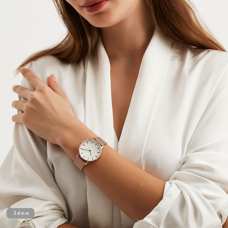 玫瑰金手表-Signatur - 女裝錶 - 其他材質 粉紅色
