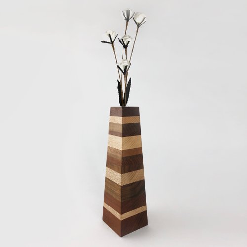 カラー寄木細工の花 - ショップ Forest School 花瓶・植木鉢 - Pinkoi