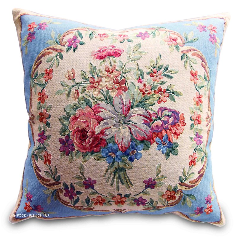 European royal jade pillow_bouquet-like sweet love_limited to 1 piece - Pillows & Cushions - Cotton & Hemp 